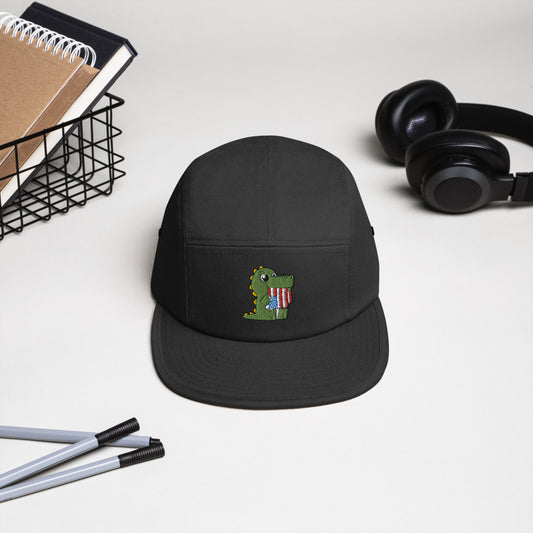 Tasty Freedom Cartoon Five Panel Cap