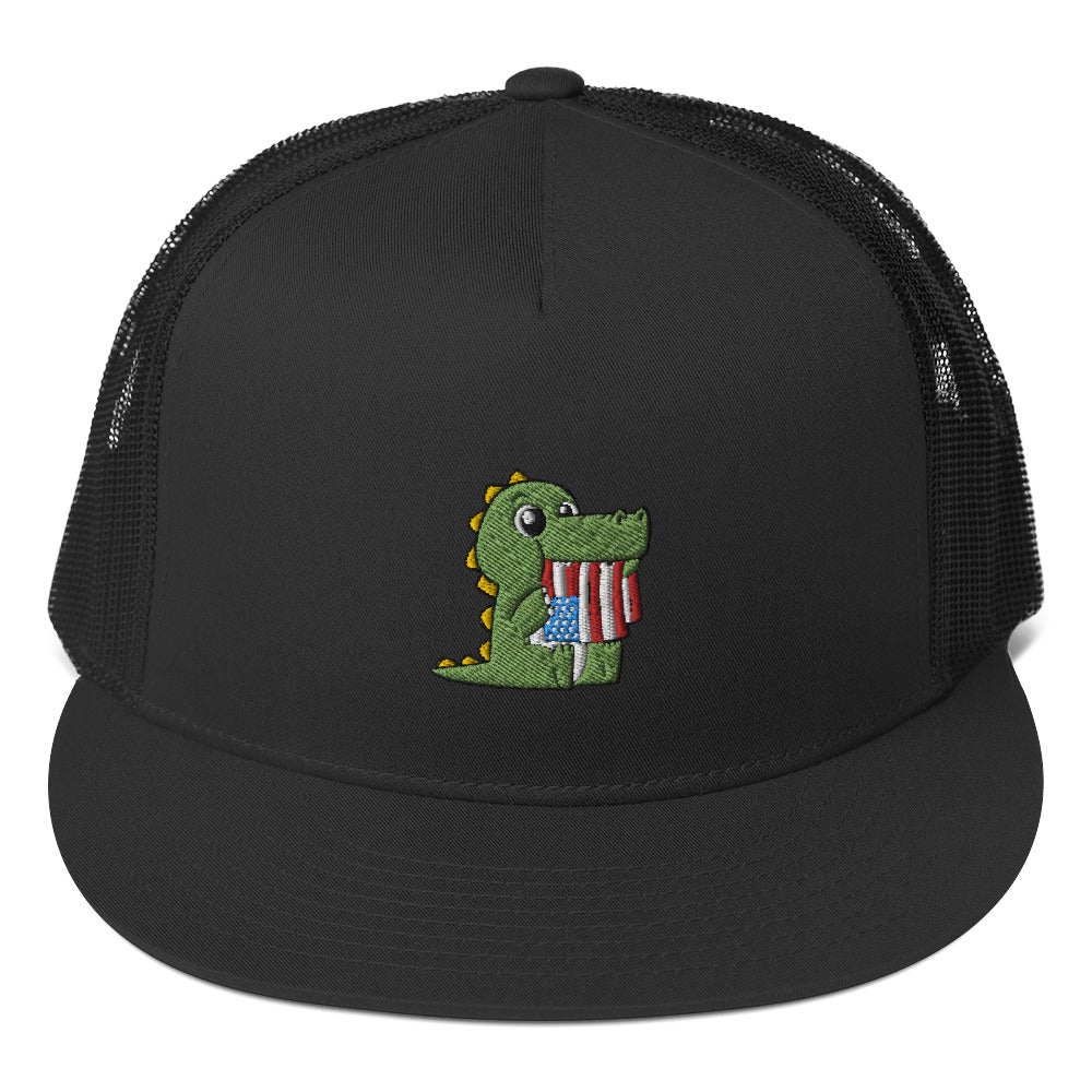 Tasty Freedom Cartoon Trucker Cap