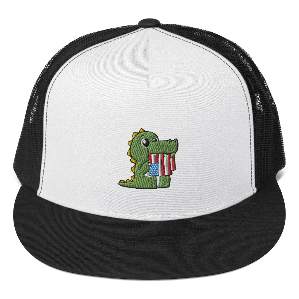 Tasty Freedom Cartoon Trucker Cap