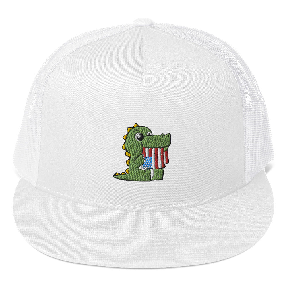 Tasty Freedom Cartoon Trucker Cap