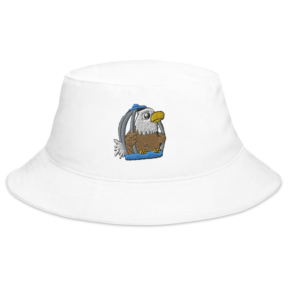 Caged Freedom Cartoon Bucket Hat