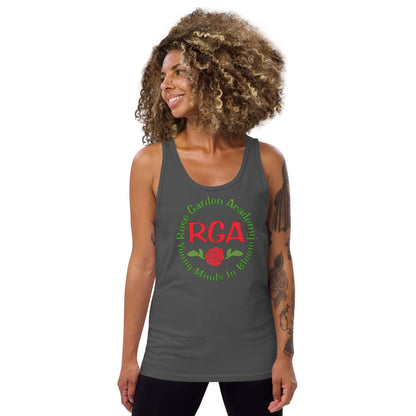 ROse Garden Academy Unisex Tank Top