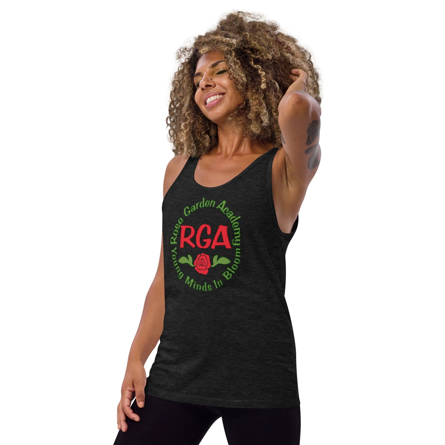 ROse Garden Academy Unisex Tank Top