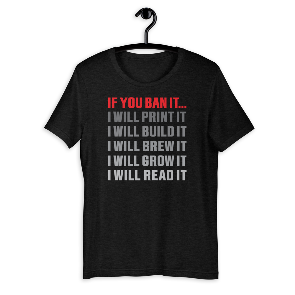 If You Ban It.... Short-Sleeve Slim-Fit T-Shirt