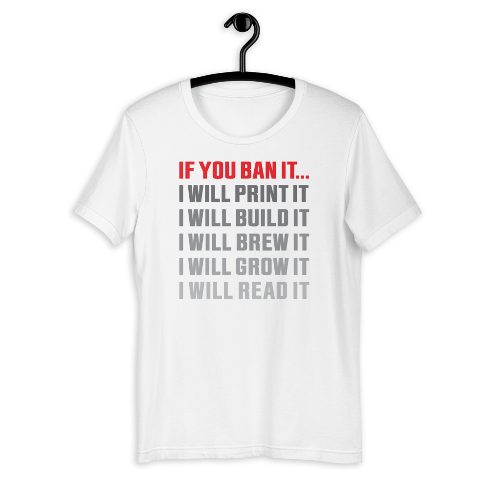 If You Ban It.... Short-Sleeve Slim-Fit T-Shirt