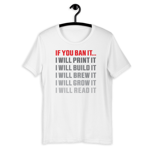 If You Ban It.... Short-Sleeve Slim-Fit T-Shirt