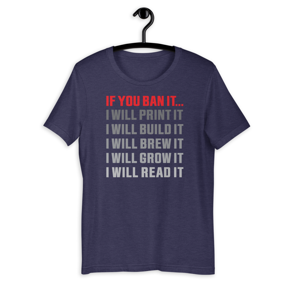 If You Ban It.... Short-Sleeve Slim-Fit T-Shirt