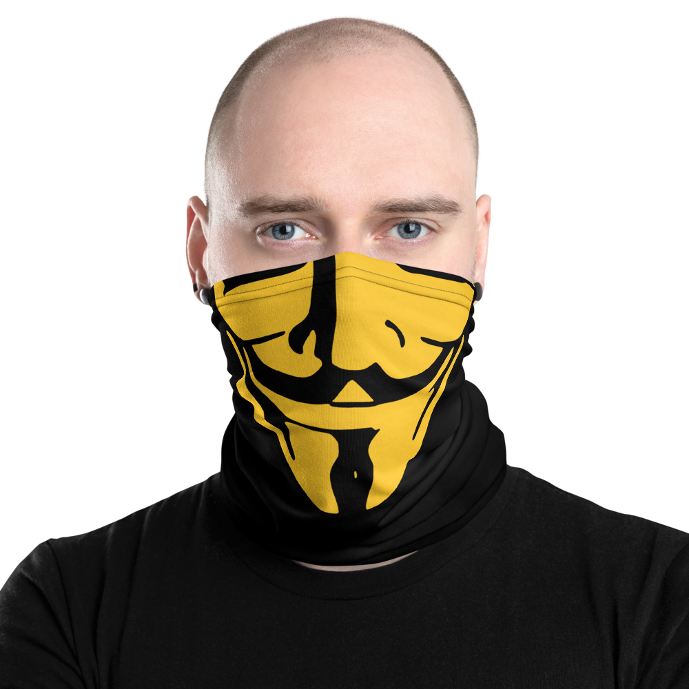 Guy Fawkes Anonymous mask (Yellow)