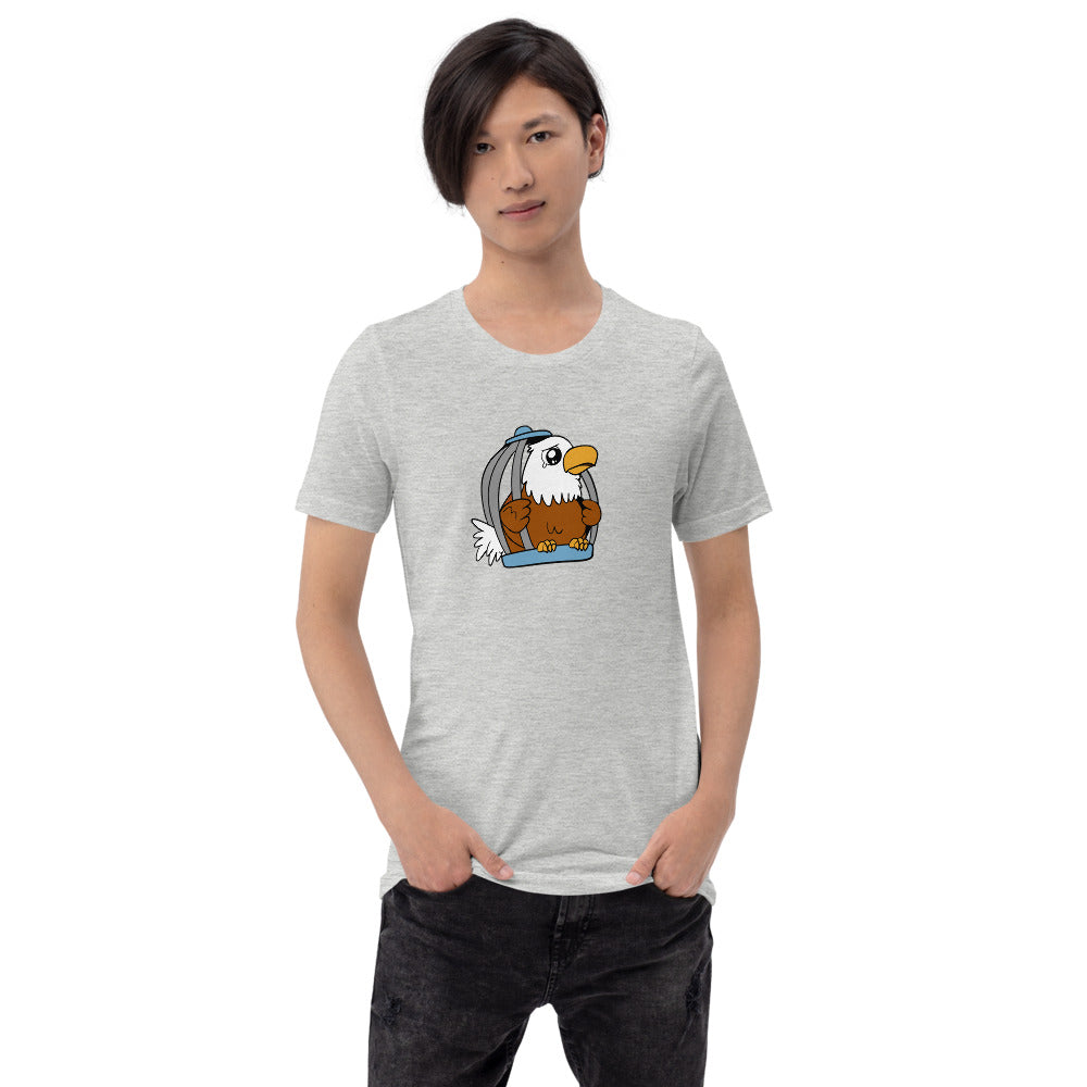 Caged Freedom Cartoon Unisex Short-Sleeve T-Shirt