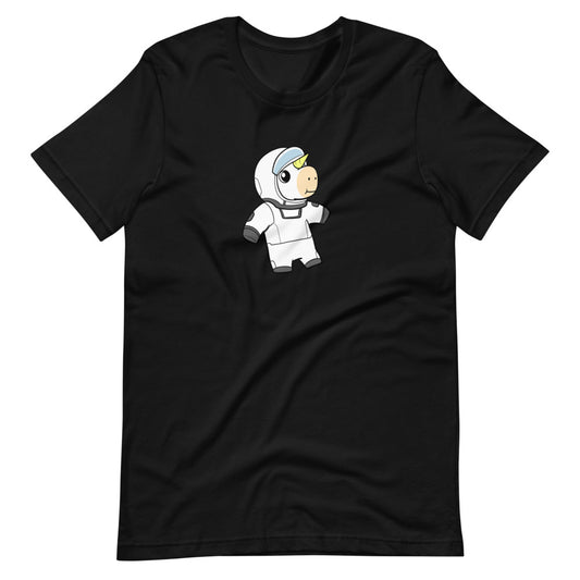 Space Unicorn Cartoon Short Sleeve Unisex T-Shirt