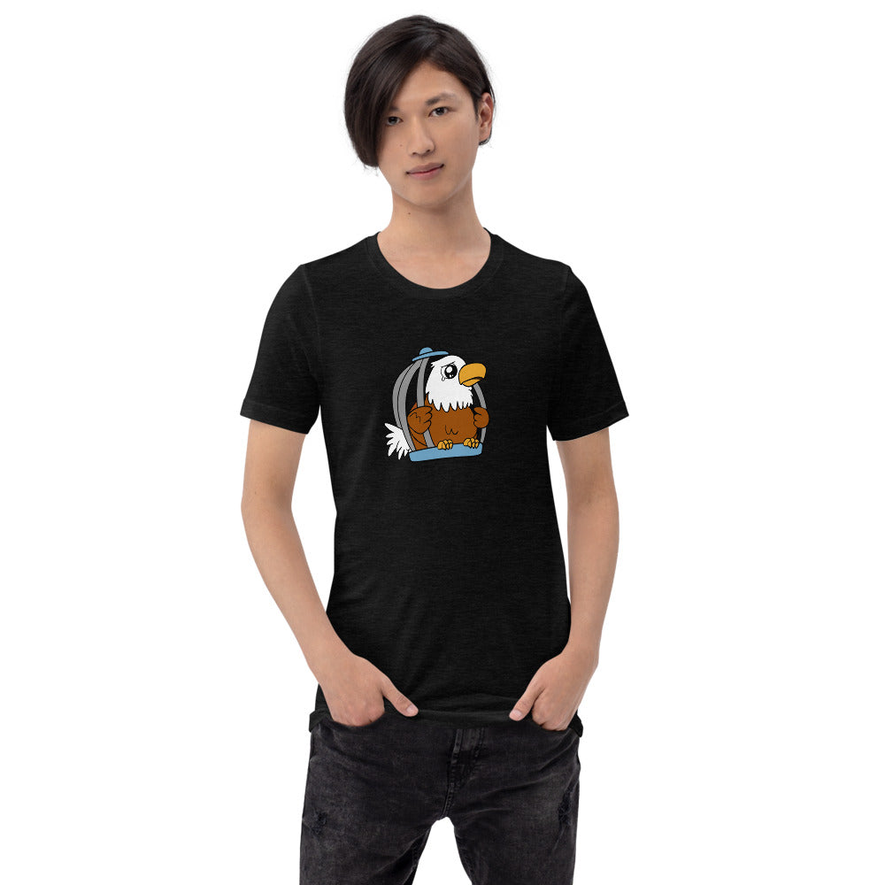 Caged Freedom Cartoon Unisex Short-Sleeve T-Shirt