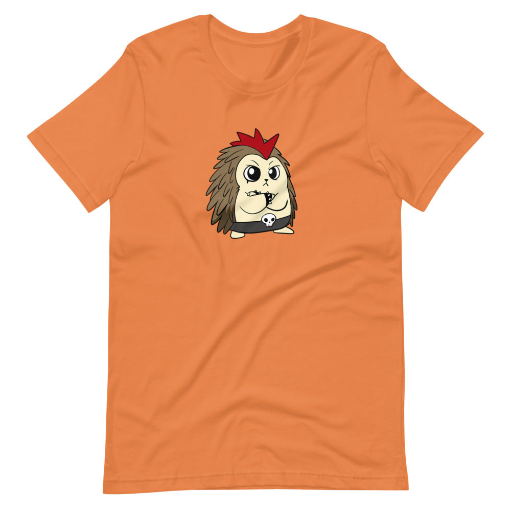 Angry Libertarian Cartoon Porcupine Short Sleeve Unisex T-Shirt